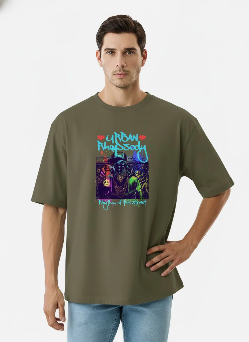Men Oversized Cotton T-Shirt - Image 6
