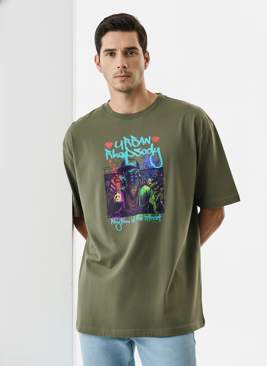 Men Oversized Cotton T-Shirt - Image 7
