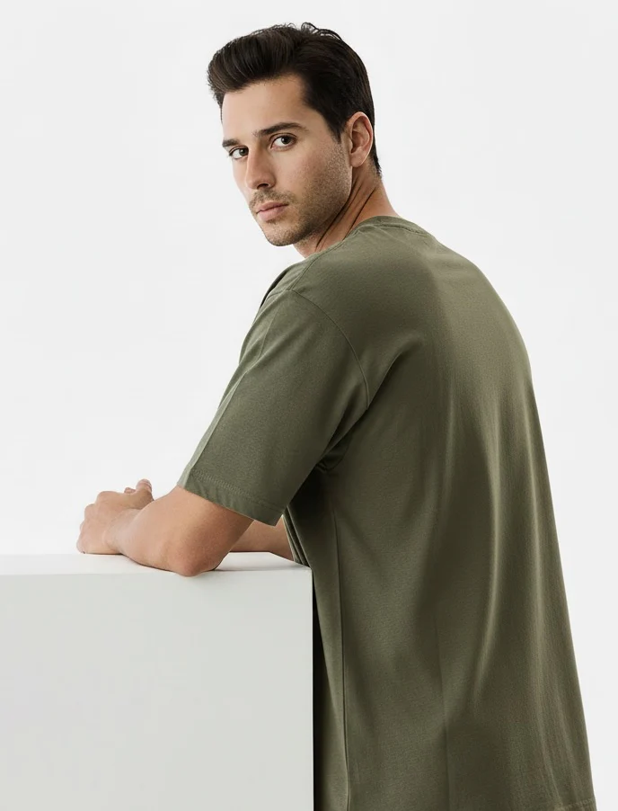 Men Oversized Cotton T-Shirt - Image 9