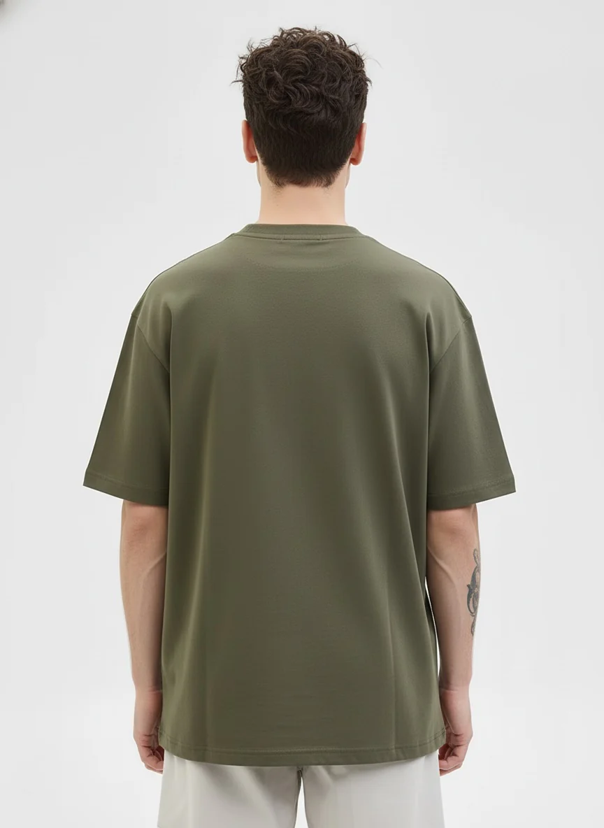Men Oversized Cotton T-Shirt - Image 4