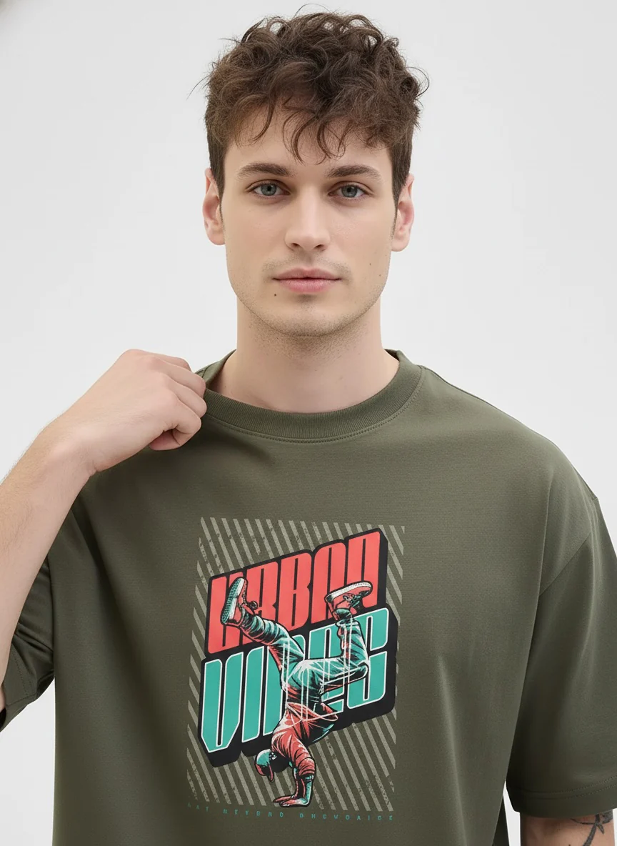 Men Oversized Cotton T-Shirt - Image 7