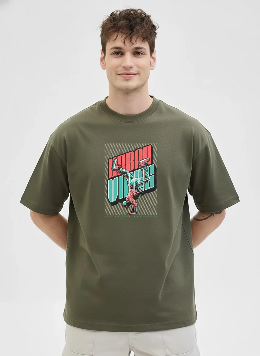 Men Oversized Cotton T-Shirt - Image 8
