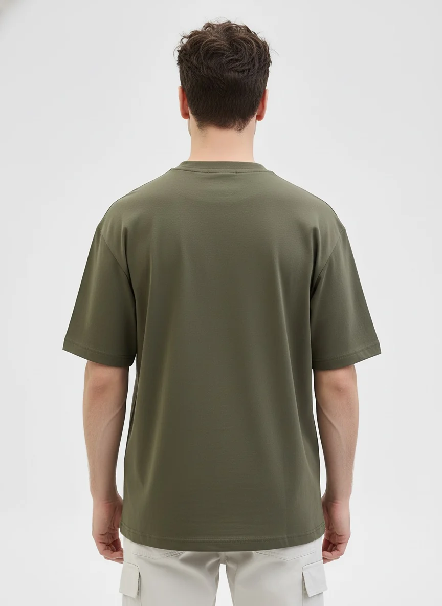 Men Oversized Cotton T-Shirt - Image 5