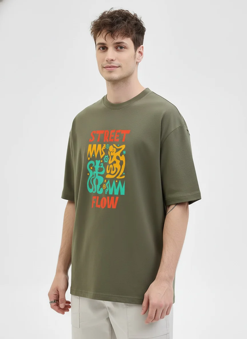 Men Oversized Cotton T-Shirt - Image 8