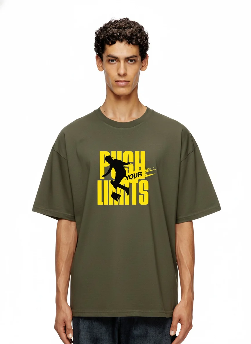 Men Oversized Cotton T-Shirt - Image 2