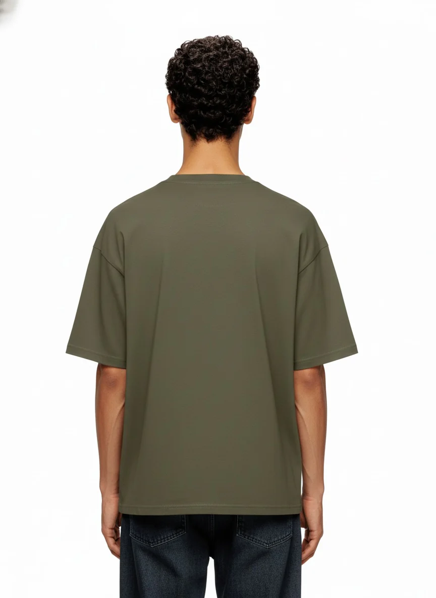 Men Oversized Cotton T-Shirt - Image 3