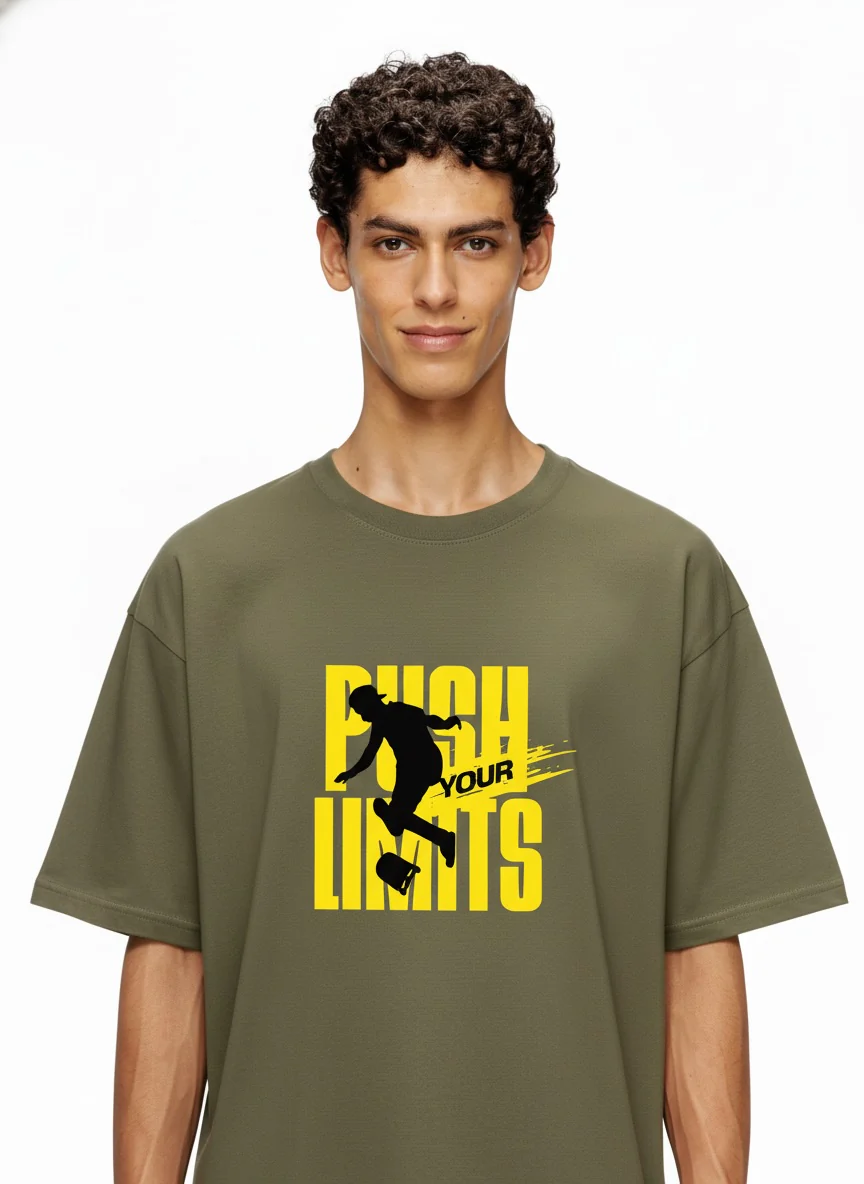Men Oversized Cotton T-Shirt - Image 4