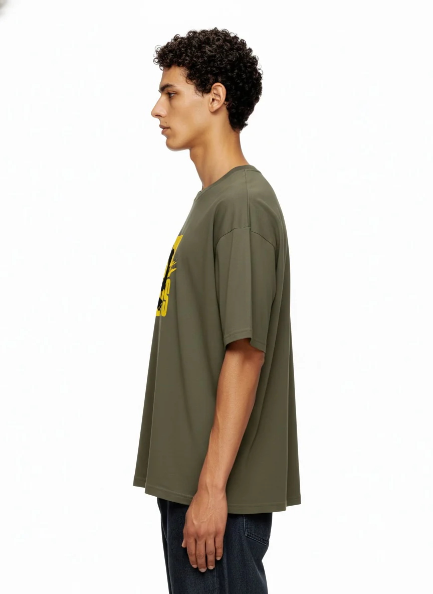 Men Oversized Cotton T-Shirt - Image 7