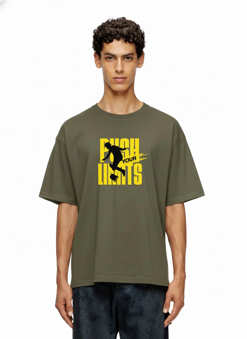 Men Oversized Cotton T-Shirt - Image 8