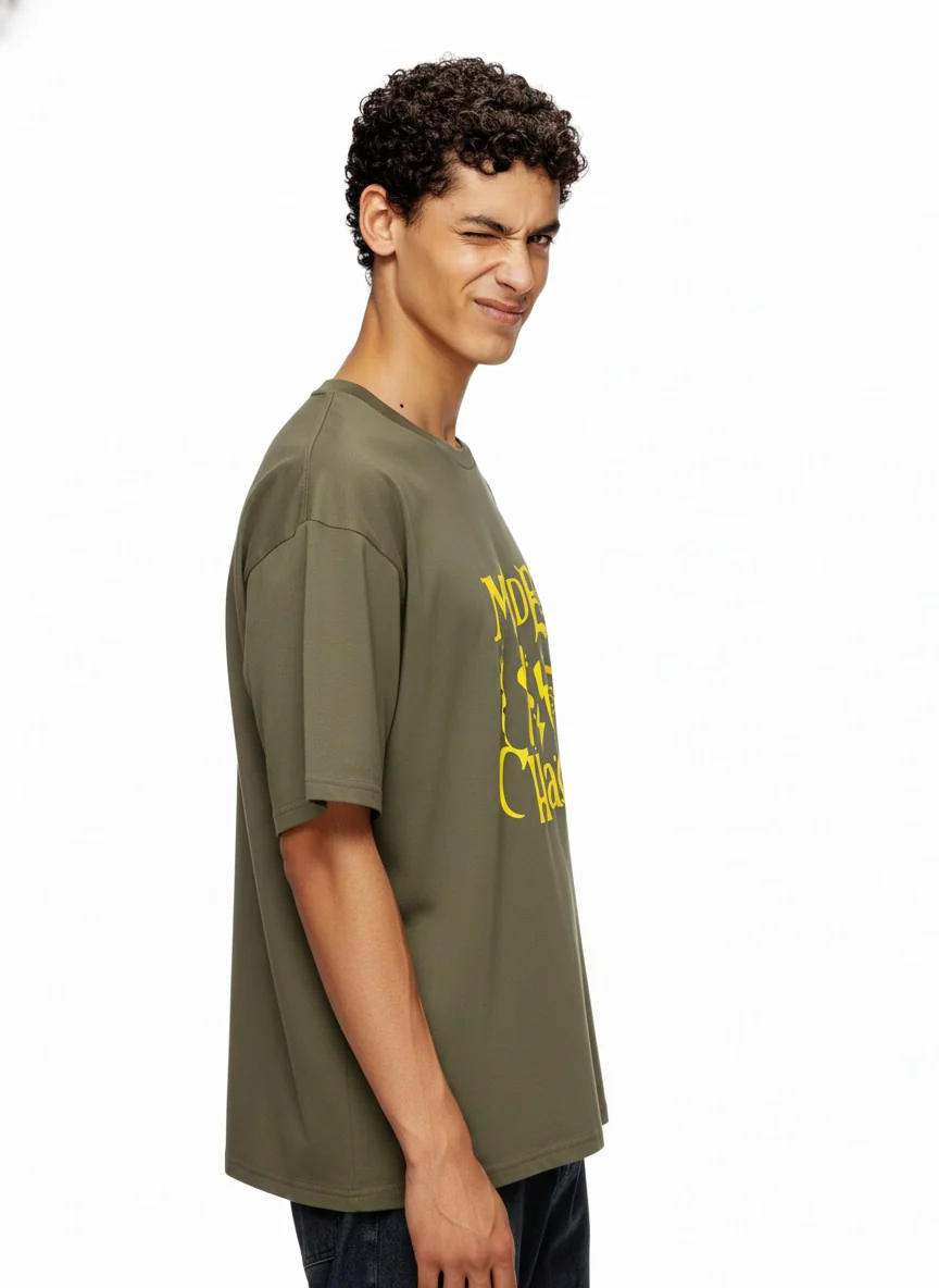 Men Oversized Cotton T-Shirt - Image 2