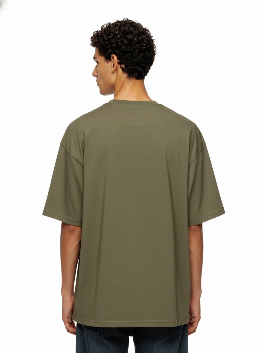 Men Oversized Cotton T-Shirt - Image 6