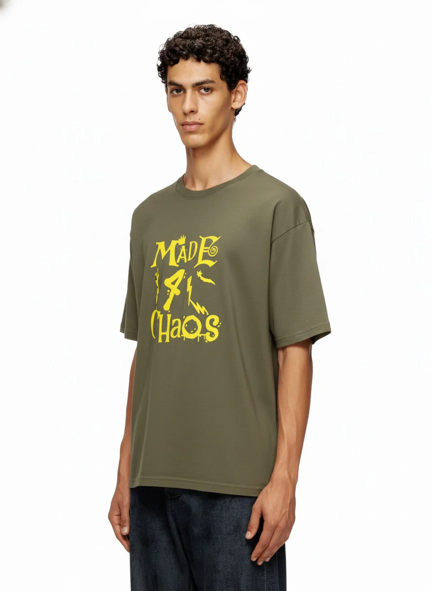 Men Oversized Cotton T-Shirt - Image 8