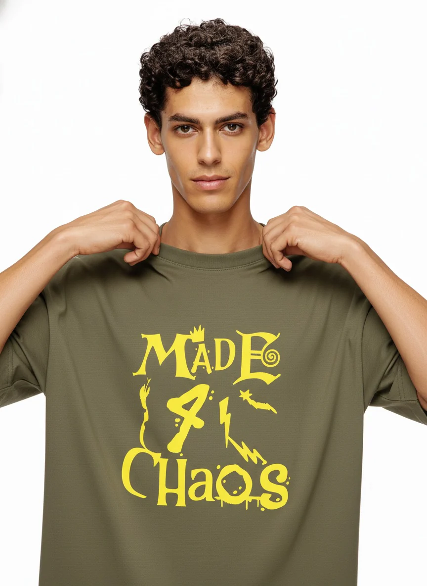 Men Oversized Cotton T-Shirt - Image 9