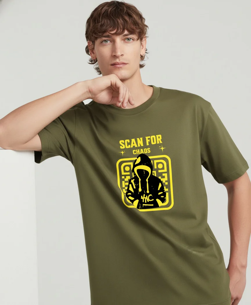 Men Oversized Cotton T-Shirt - Image 2