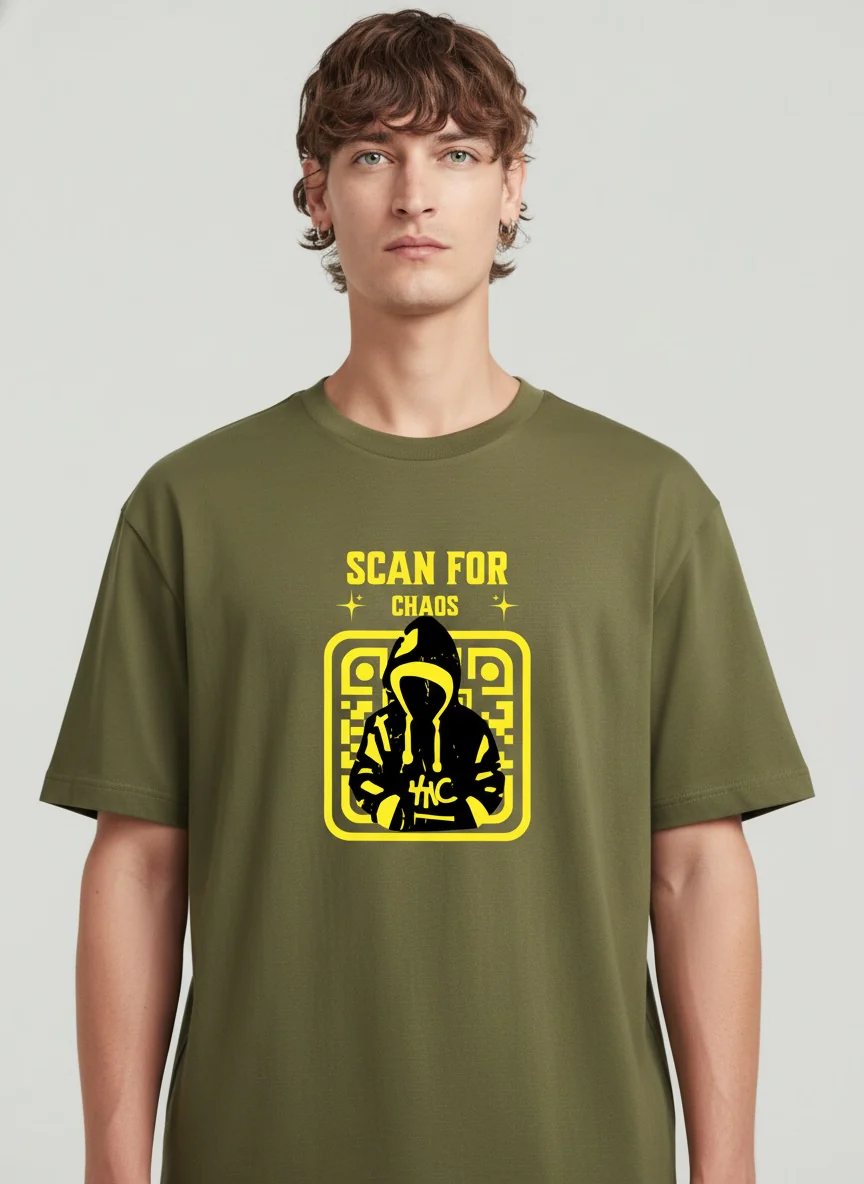 Men Oversized Cotton T-Shirt - Image 5