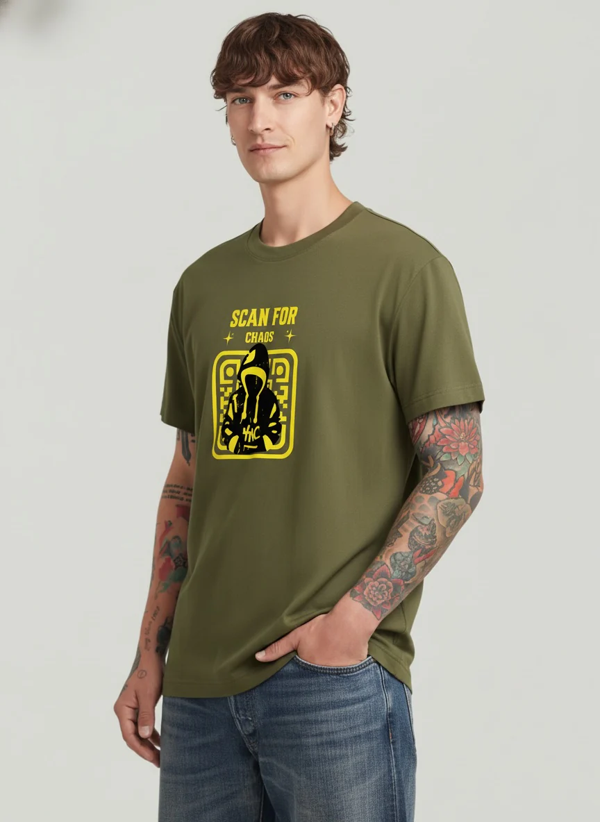 Men Oversized Cotton T-Shirt - Image 8