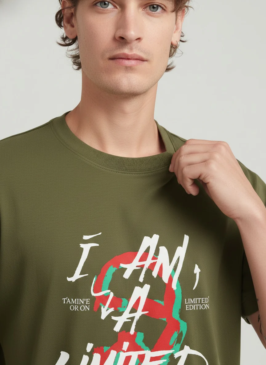 Men Oversized Cotton T-Shirt - Image 3