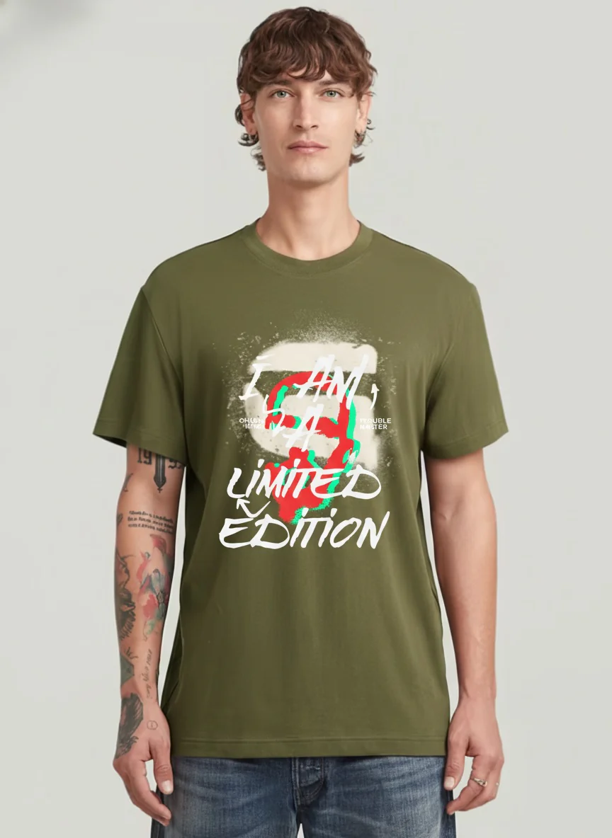 Men Oversized Cotton T-Shirt - Image 4