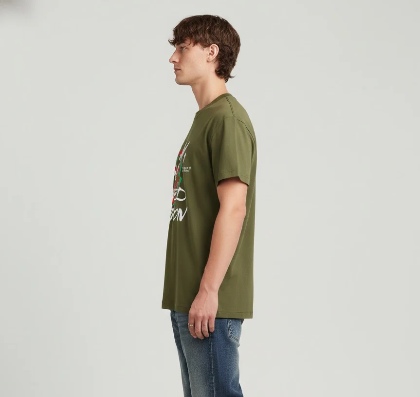 Men Oversized Cotton T-Shirt - Image 7