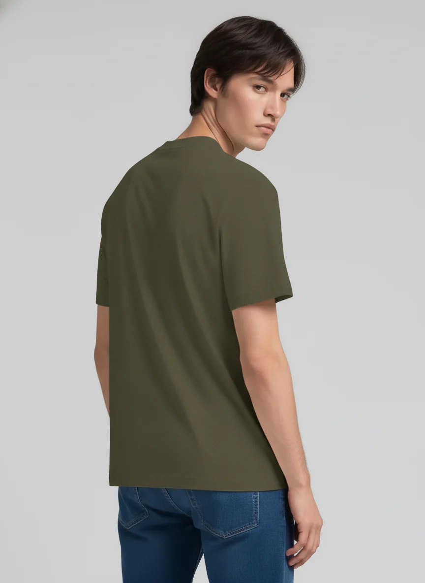 Men Oversized Cotton T-Shirt - Image 5