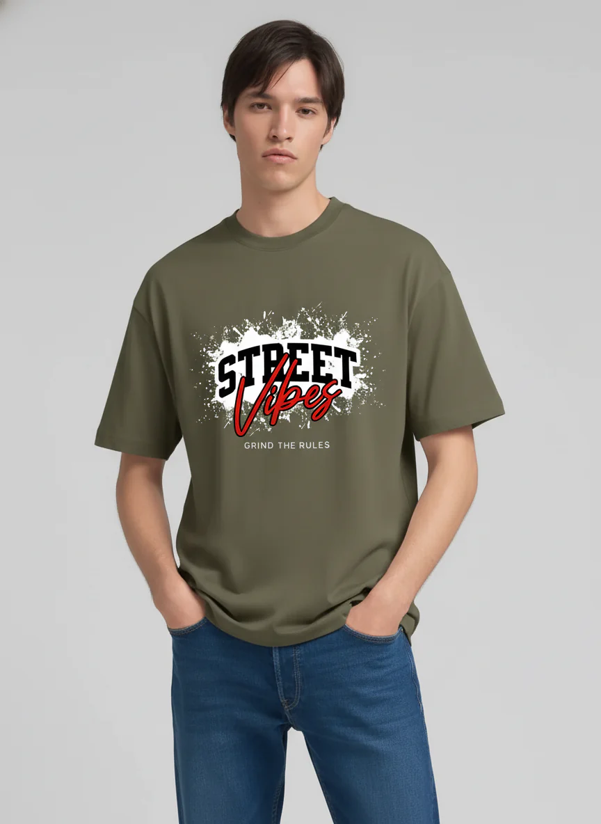 Men Oversized Cotton T-Shirt - Image 6