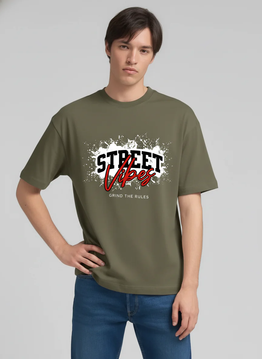 Men Oversized Cotton T-Shirt - Image 7
