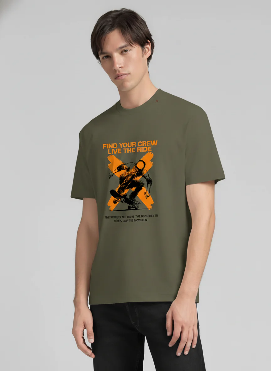 Men Oversized Cotton T-Shirt - Image 5