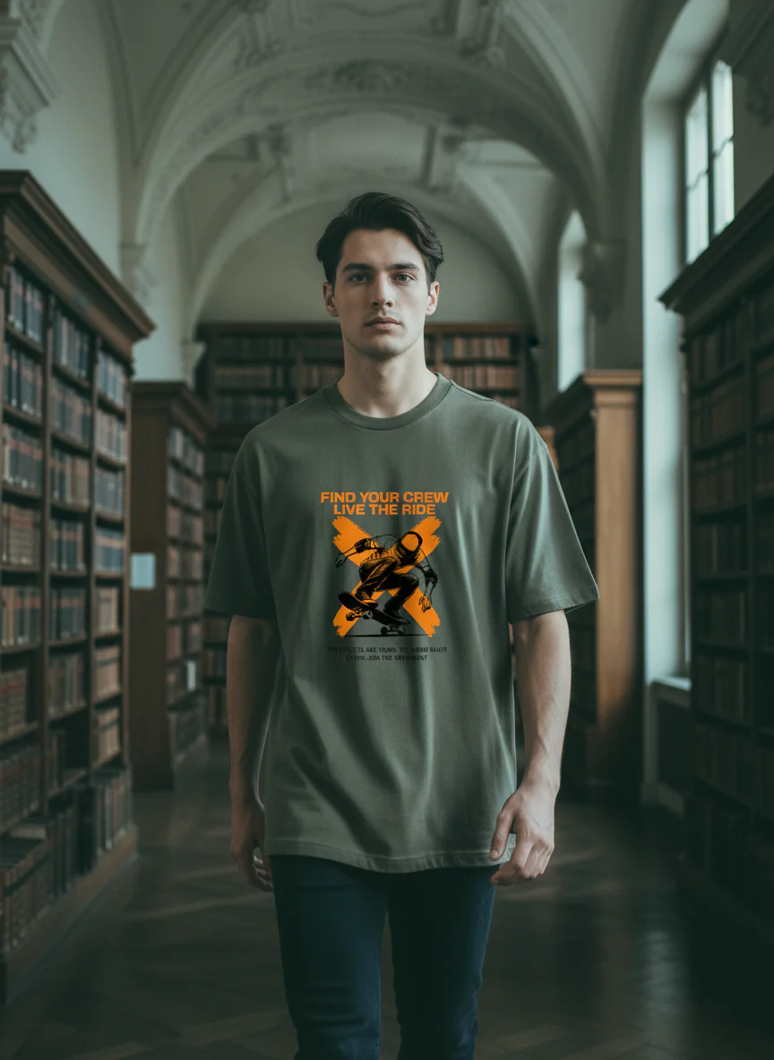 Men Oversized Cotton T-Shirt - Image 7
