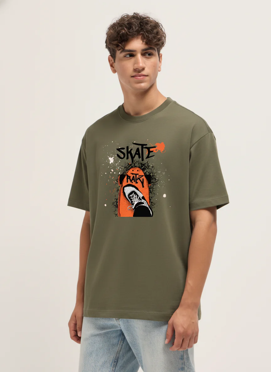 Men Oversized Cotton T-Shirt - Image 3