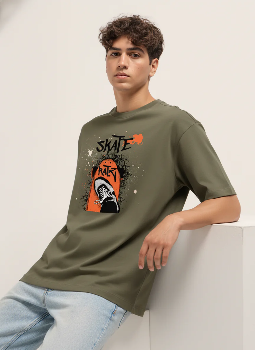 Men Oversized Cotton T-Shirt - Image 4