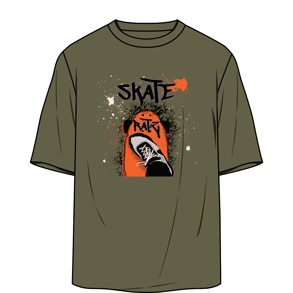 Men Oversized Cotton T-Shirt - Image 9