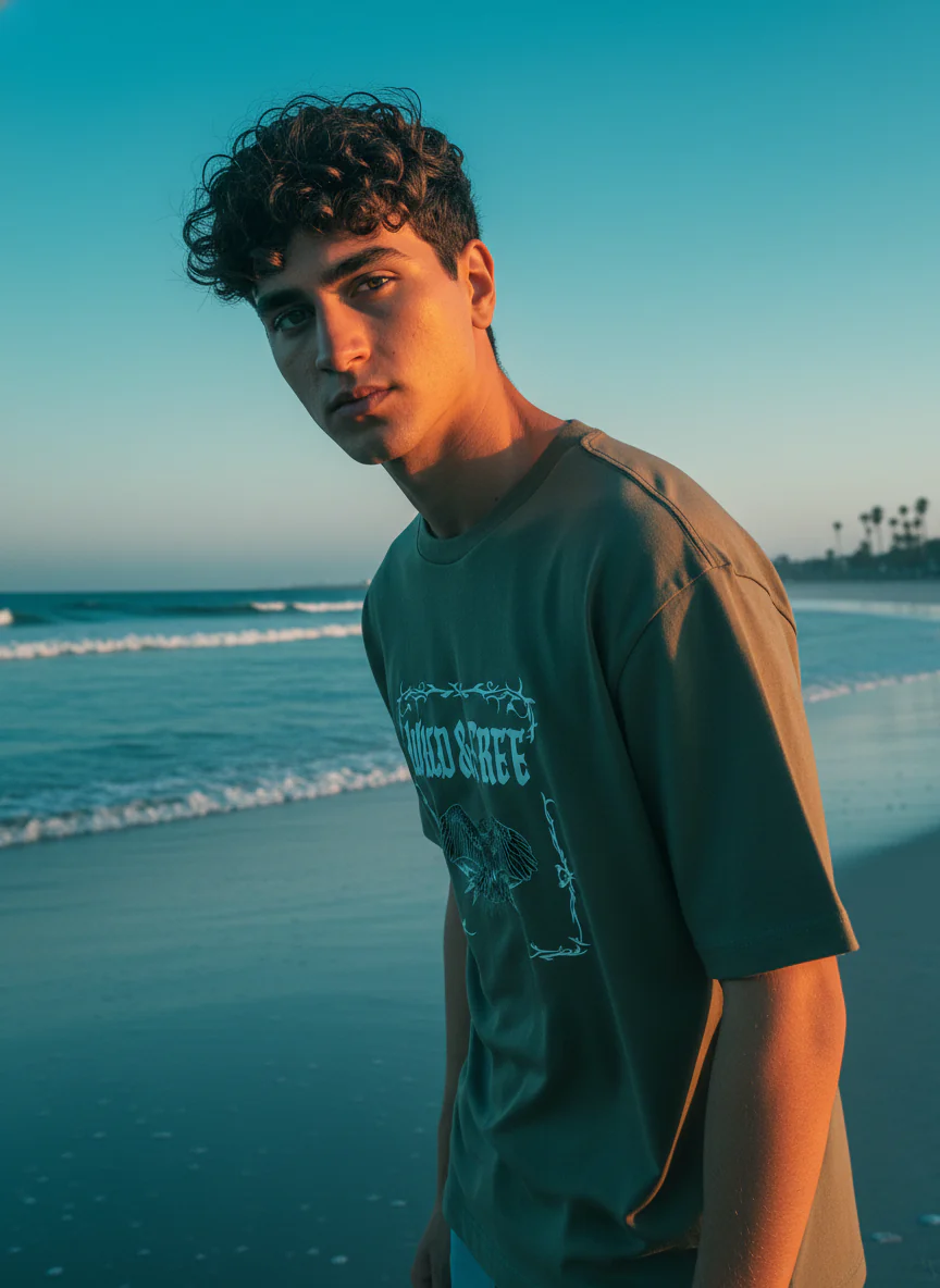 Men Oversized Cotton T-Shirt - Image 10