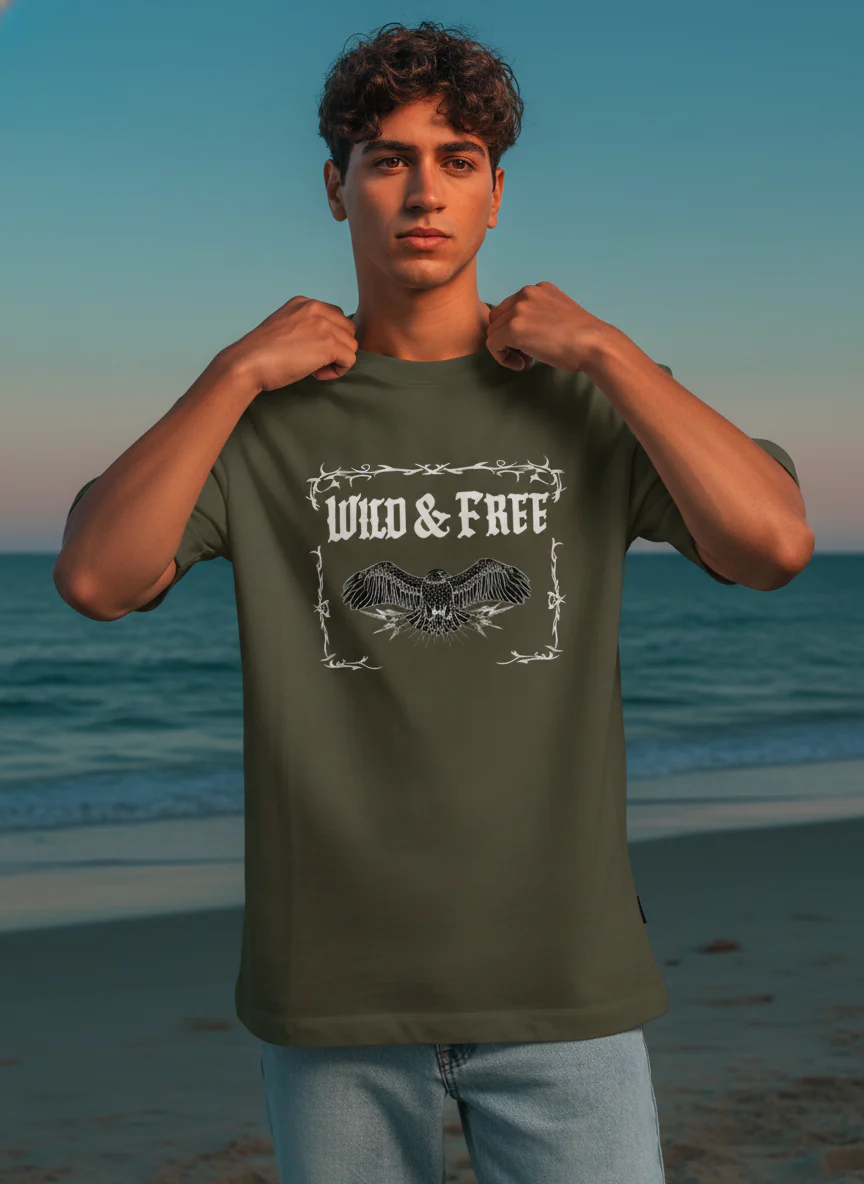 Men Oversized Cotton T-Shirt - Image 11