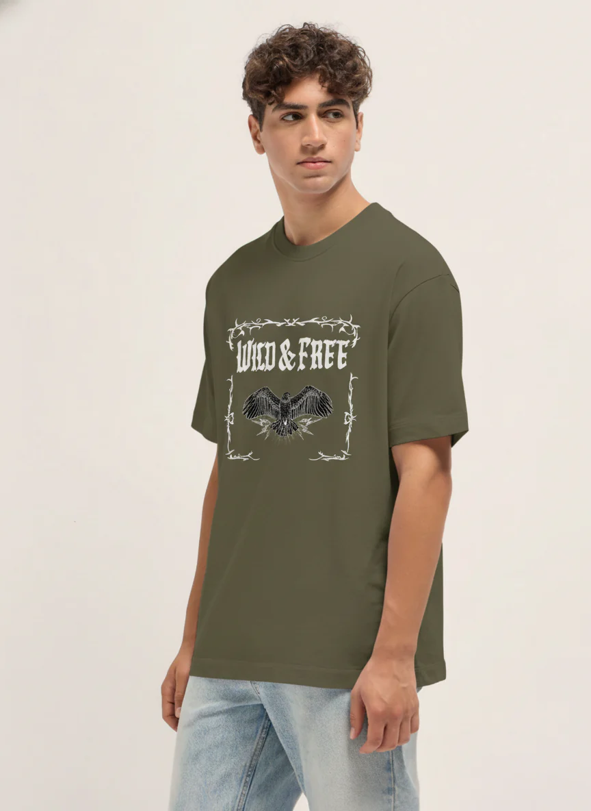Men Oversized Cotton T-Shirt - Image 2