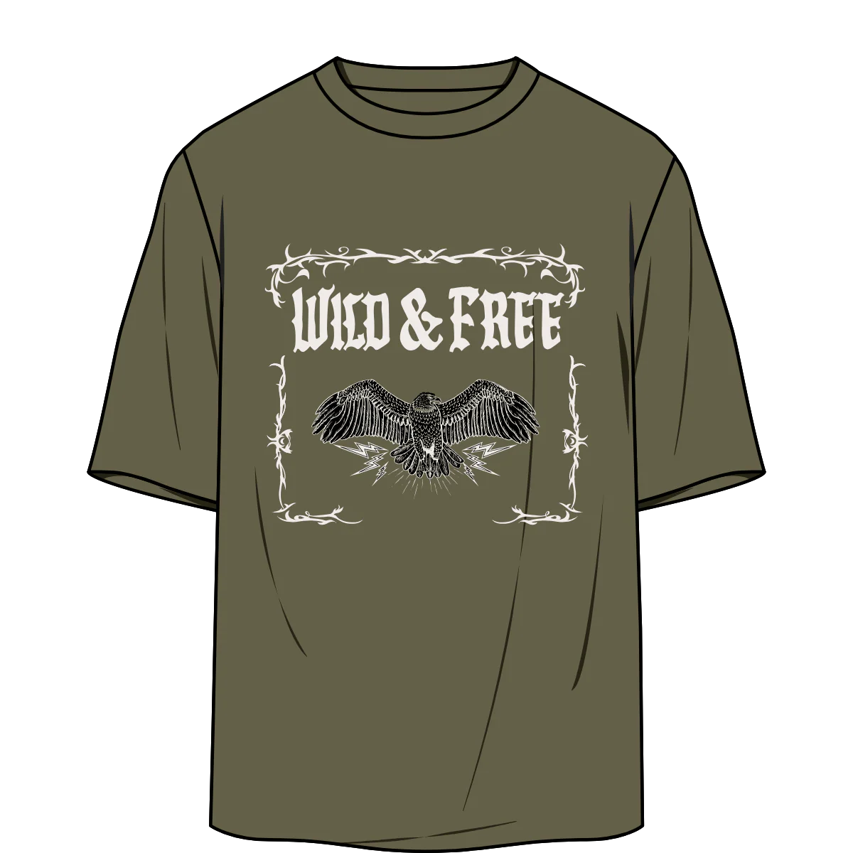 Men Oversized Cotton T-Shirt - Image 3
