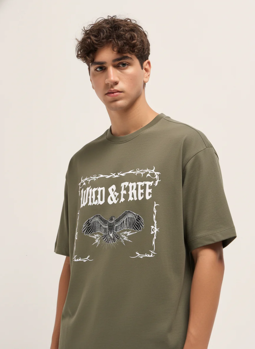 Men Oversized Cotton T-Shirt - Image 5