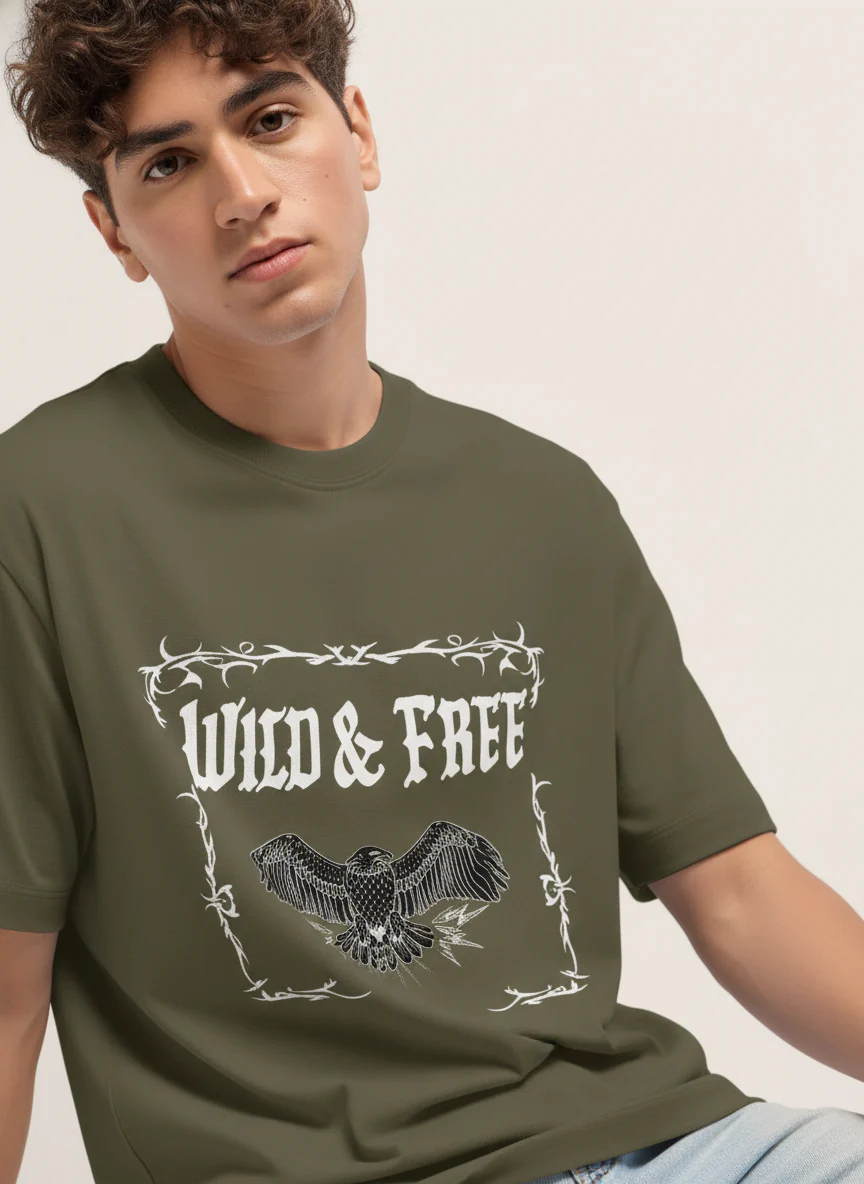 Men Oversized Cotton T-Shirt - Image 9