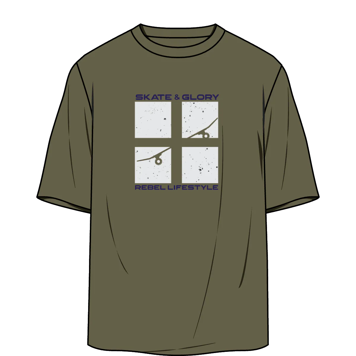 Men Oversized Cotton T-Shirt - Image 11