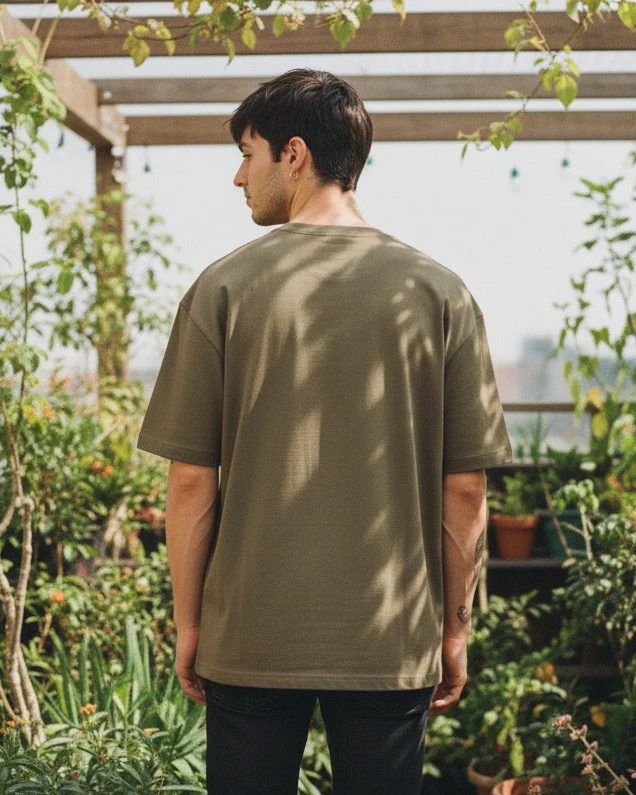Men Oversized Cotton T-Shirt - Image 3