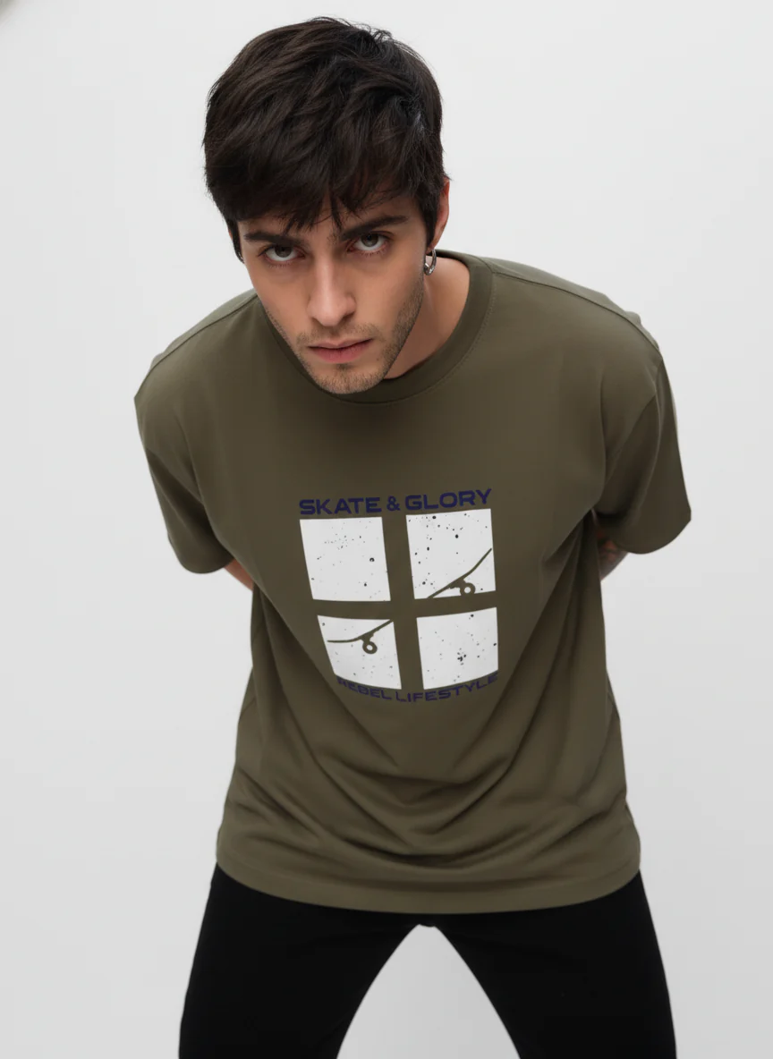 Men Oversized Cotton T-Shirt - Image 5