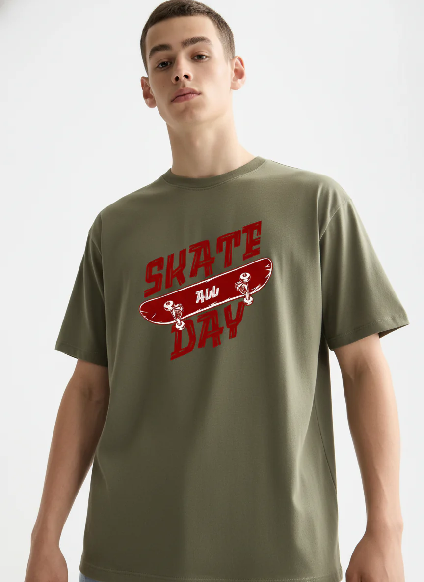 Men Oversized Cotton T-Shirt - Image 6