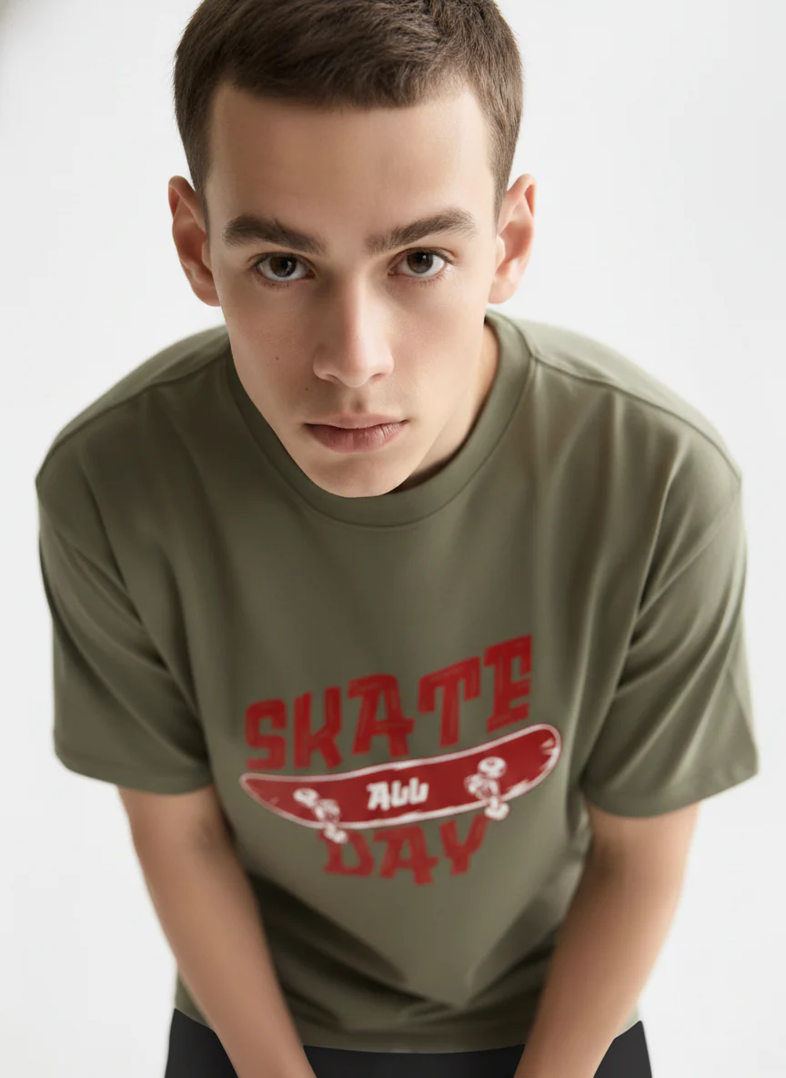 Men Oversized Cotton T-Shirt - Image 7