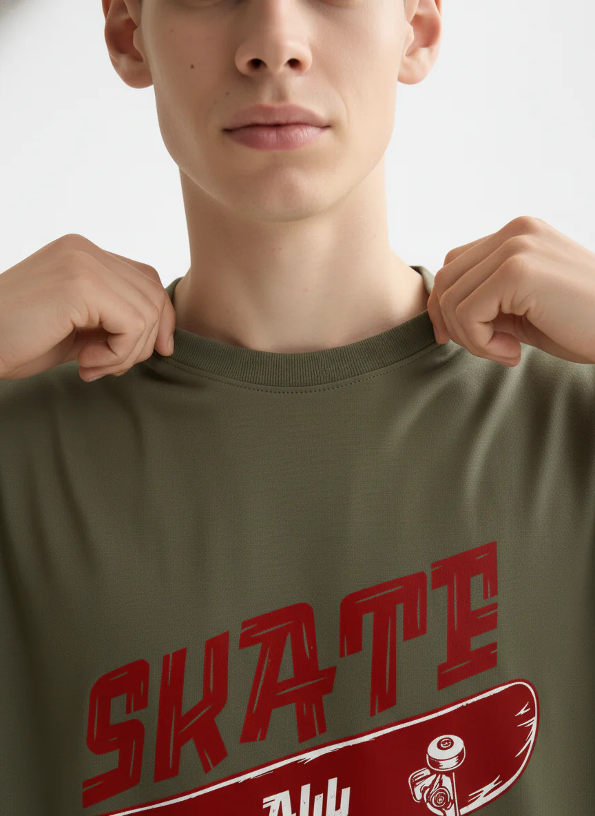 Men Oversized Cotton T-Shirt - Image 8