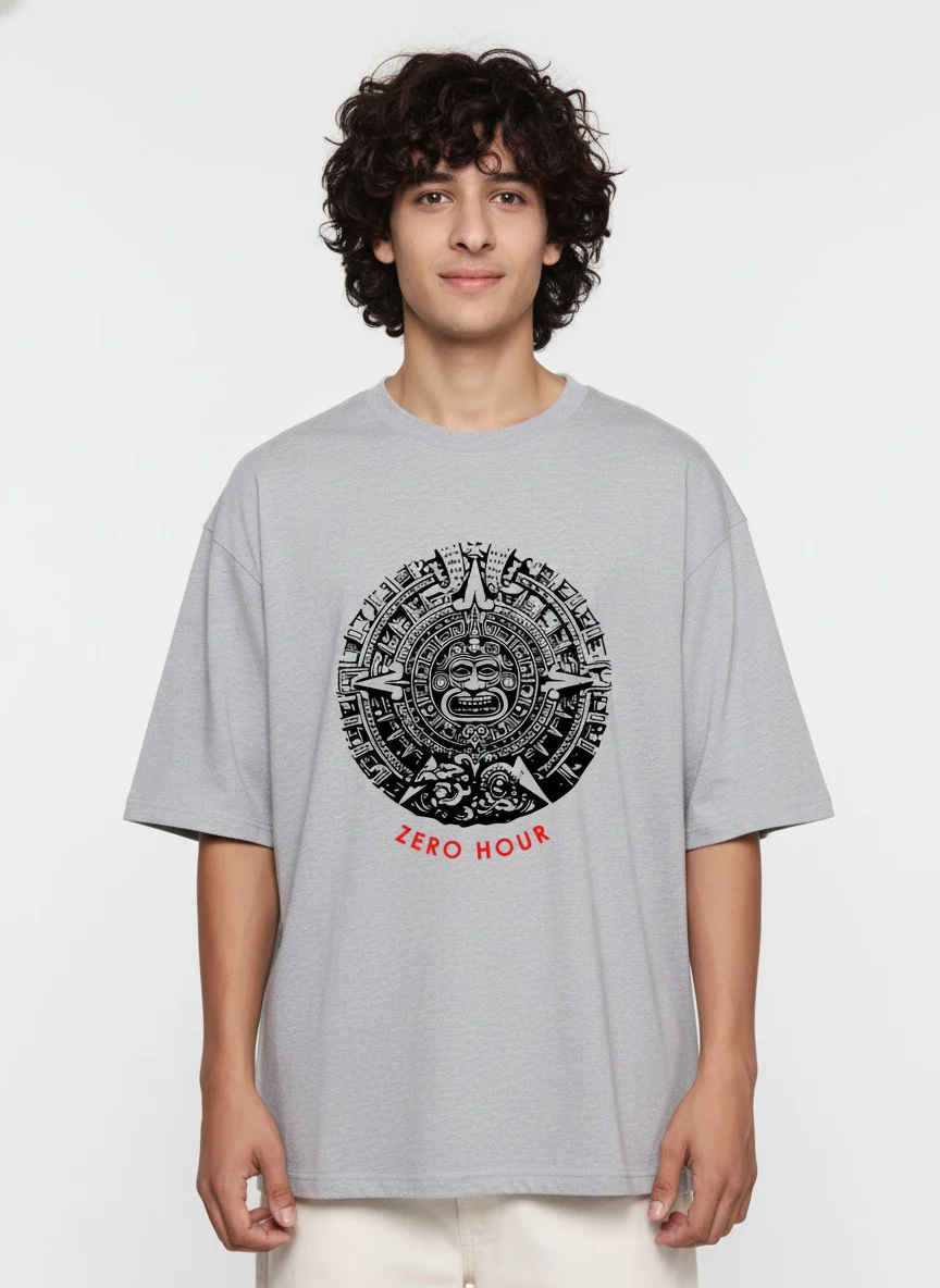 Men Oversized Cotton Tribal T-Shirt - Image 6