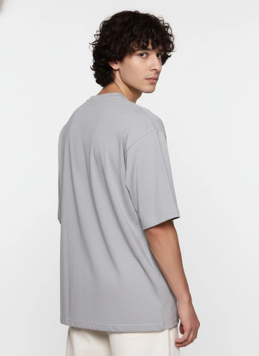 Men Oversized Cotton Tribal T-Shirt - Image 7