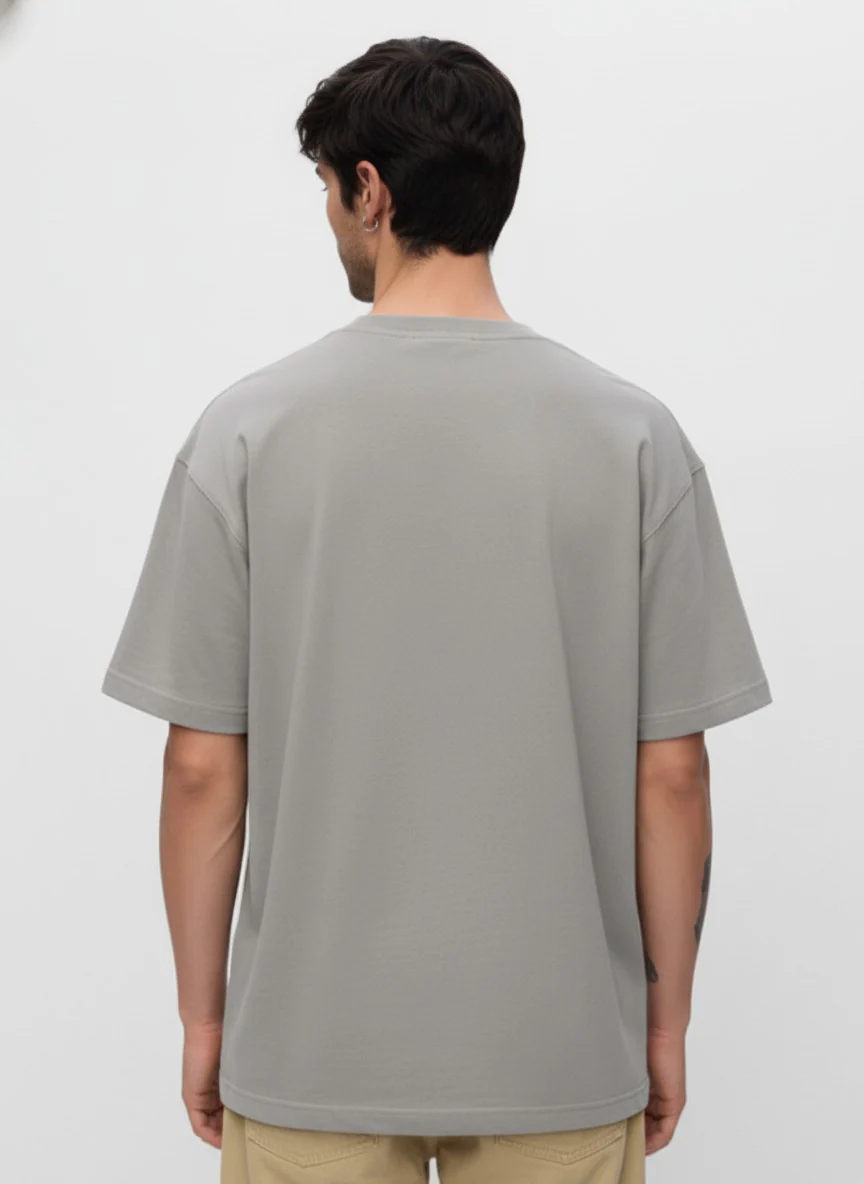Men Oversized Cotton Tribal T-Shirt - Image 4