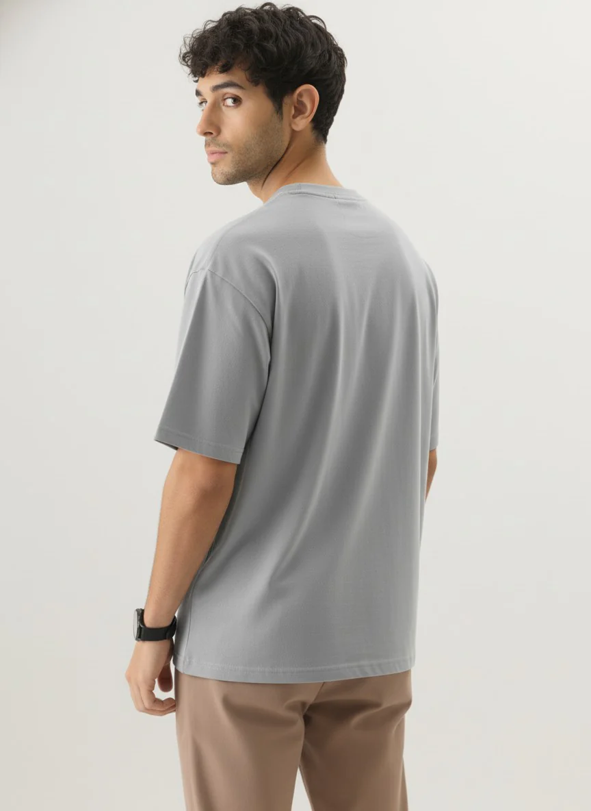 Men Oversized Cotton Tribal T-Shirt - Image 5