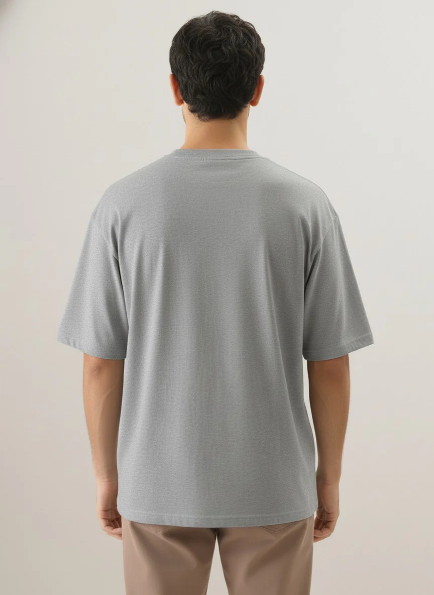 Men Oversized Cotton Tribal T-Shirt - Image 3
