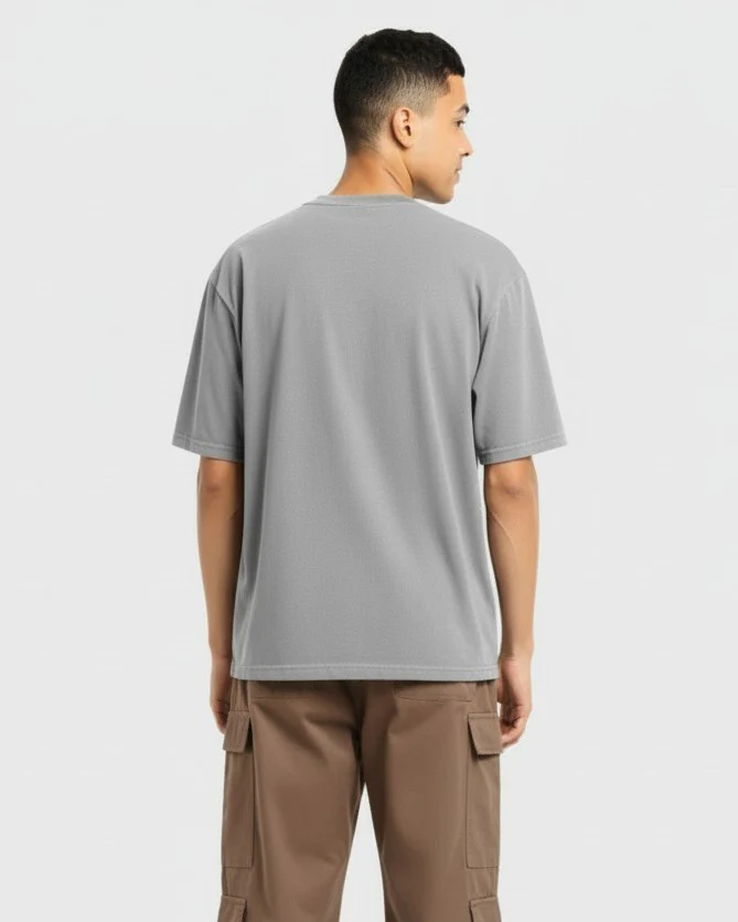 Men Oversized Cotton Tribal T-Shirt - Image 5
