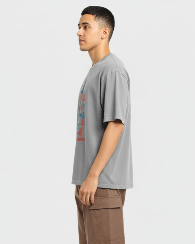 Men Oversized Cotton Tribal T-Shirt - Image 8